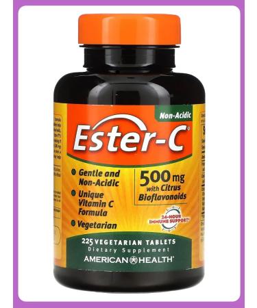 American Health Ester-C with citrus bioflavonoids 500 mg 225 tablets