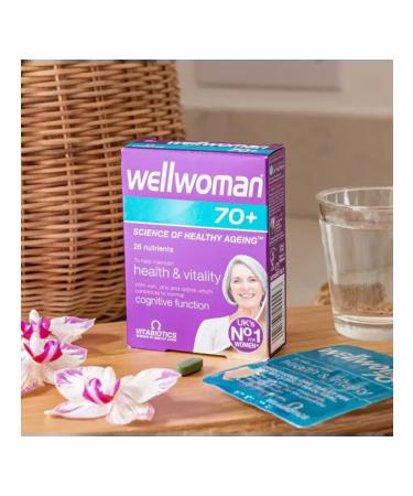 Vitabiotics Wellwoman 70+ (Velvumen 70+) 30 tablets England - Buy Online on GoSupps.com