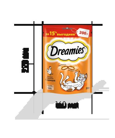 DREAMIES Cotton treats with chicken 200g - Buy Online on GoSupps.com