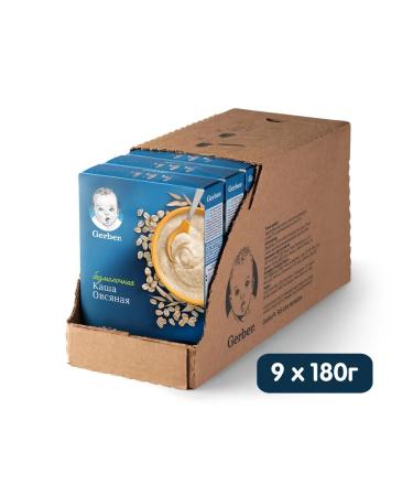 Gerber Silent oatmeal oatmeal from 5 months. 180g 9 pcs - Buy Online on GoSupps.com