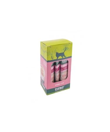 Cream-soup for cats with pieces of veal Titbit 10 g x 10 pcs - Buy Online on GoSupps.com