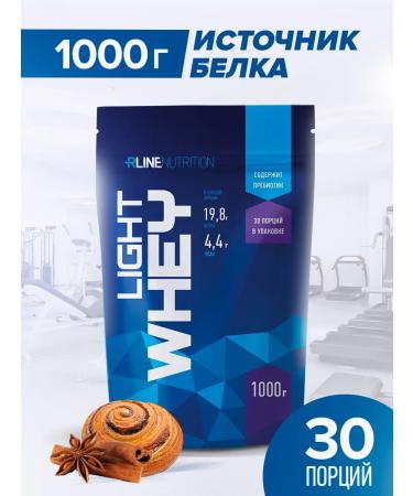 R-line Serum protein Rline Light Whey cinnamon bun 1000g