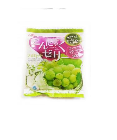 Yukigini Aguri Jelly made of connucky with the taste of nutmeg grapes 96 g 3 l - Buy Online on GoSupps.com
