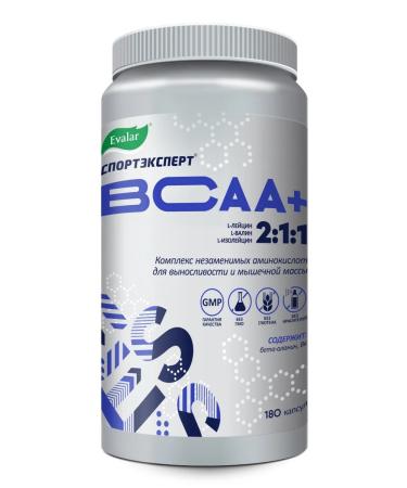 Evalar SportExpert BCAA+ 180 capsules - Buy Online on GoSupps.com