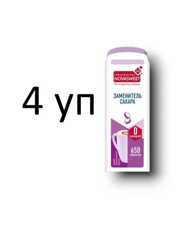 NOVASVIT Sugar substitute 650 tablets 4 packages