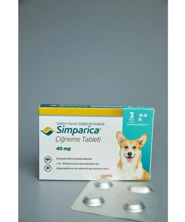 Zoetis Simeparika from fleas and ticks for dogs weighing 10 to 20 kg - Buy Online on GoSupps.com