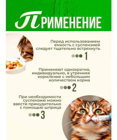 AVZ Suspension Feettal Combo from worms for cats 7 ml - Buy Online on GoSupps.com