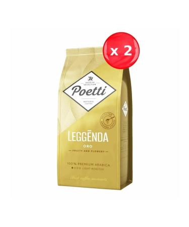 Poetti Ground coffee Leggenda ORO 100% Arabica 250 g x 2 pcs