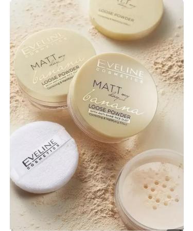 EVELINE Facial powder matting crumbly Banana Matt My Day - Buy Online on GoSupps.com