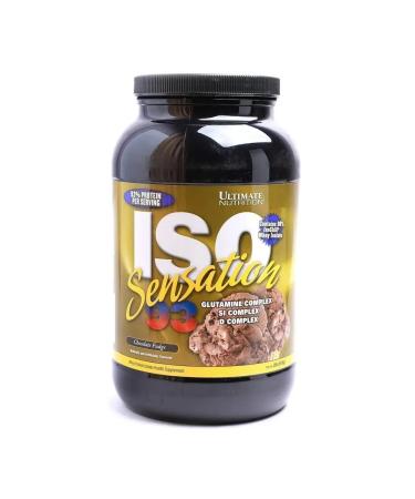Ultimate Nutrition ISO Sensation 910 gr 2LB chocolate lipstick isolate