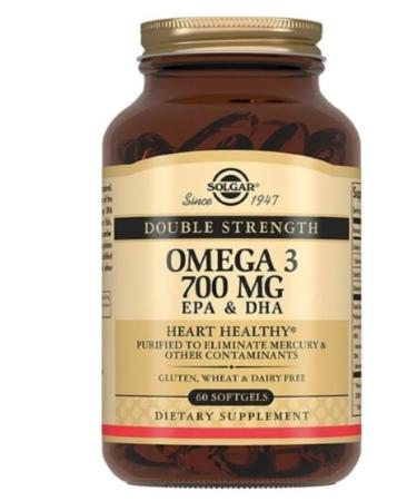 Home medicine cabinet Solgar double omega-3 caps 700 mg x60pcs
