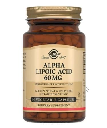 Home medicine cabinet Solgar Alfa-lipoic acid caps x30pcs - Buy Online on GoSupps.com