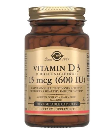 Home medicine cabinet Solgar vitamin D3 600 ME caps x60pcs
