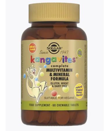 Home medicine cabinet Solgar Kangavitest Comprehensive Formula for children 60pcs - Buy Online on GoSupps.com
