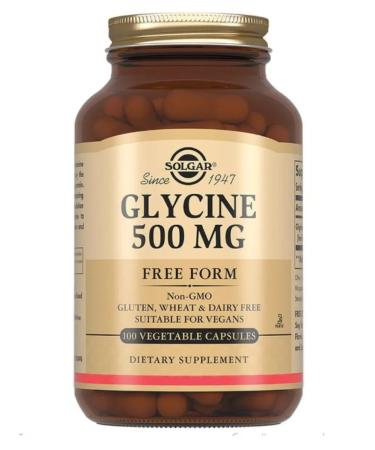 Home medicine cabinet Solgar Glycinium caps 500 mg x100pcs - Buy Online on GoSupps.com