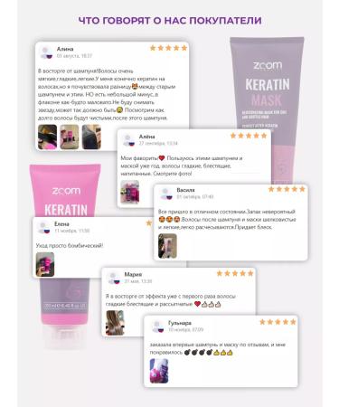 ZOOM cosmetics Balsefant Hair Shampoo Zoom Keratin with keratin - Buy Online on GoSupps.com