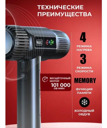 Wahl Professional hair dryer Vanquish - Buy Online on GoSupps.com