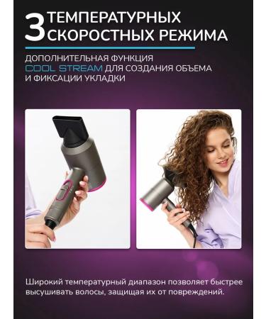 FORTENGO Hair hair dryer with nozzles and ionization D087 2000W - Buy Online on GoSupps.com