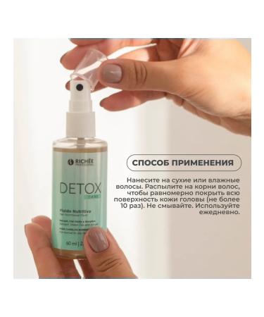 RICHEE PROFESSIONAL Detox Care Fluid for hair growth 60ml - Buy Online on GoSupps.com