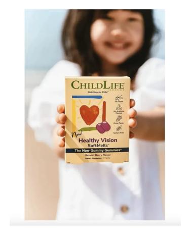 ChildLife Essentials Childlife Healthy Vision 27 SoftMelts Natural Berry - Buy Online on GoSupps.com