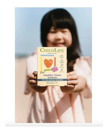 ChildLife Essentials Childlife Healthy Vision 27 SoftMelts Natural Berry - Buy Online on GoSupps.com