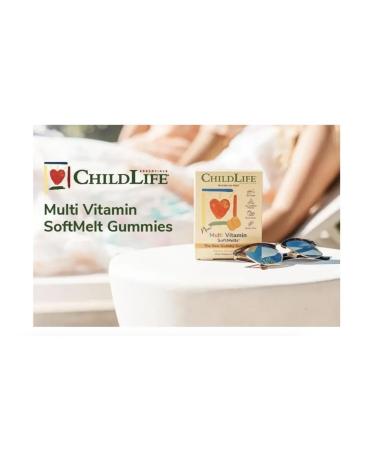 ChildLife Essentials Childlife Multi Vitamin SoftChew Gummies 27 Tabs Orange USA - Buy Online on GoSupps.com