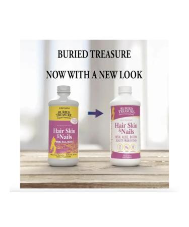 Buried Treasure Hair Skin and Nails Liquid 496 ML USA - Buy Online on GoSupps.com