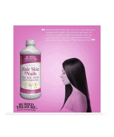 Buried Treasure Hair Skin and Nails Liquid 496 ML USA - Buy Online on GoSupps.com