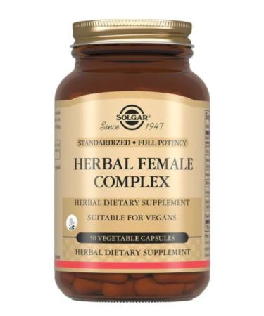Home medicine cabinet Solgar is a natural plant. Complex for women caps x50pcs - Buy Online on GoSupps.com
