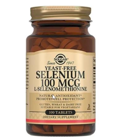 Home medicine cabinet Solgar Selenium table 100 mcg x100 pcs - Buy Online on GoSupps.com