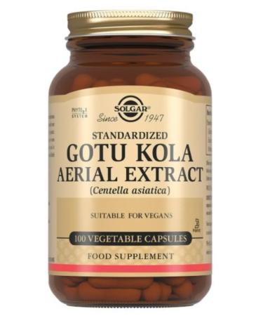 Home medicine cabinet Solgar Extract Gotu Kola caps x100pcs