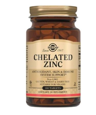 Home medicine cabinet Solgar Helat zinc table x100pcs