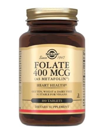Home medicine cabinet Solgar Folat 400 g metapolin table 250 mg x100pcs - Buy Online on GoSupps.com