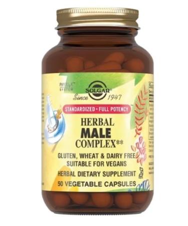 Home medicine cabinet Solgar of the herbal complex for men caps x50pcs - Buy Online on GoSupps.com