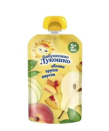 grandma's basket Fruit apple-pendant-peach from 5 months 12pcs x 90g - Buy Online on GoSupps.com