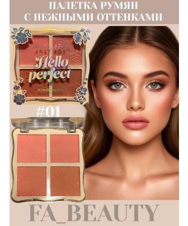 FABEAUTY Blue for face dry compact #01