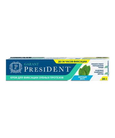 PRESIDENT Cream for fixing dentures 20g-2 pcs - Buy Online on GoSupps.com