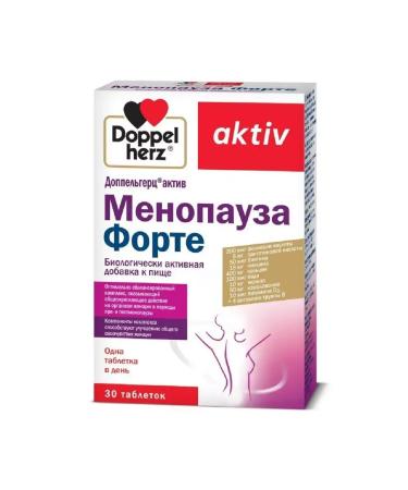 Doppelherz Menopaus Active Forte N30 Table by 1485MG-2 pcs - Buy Online on GoSupps.com