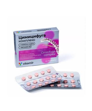 SquareC Tsimycifuga complex 30 tablet 165 mg -7 pcs - Buy Online on GoSupps.com