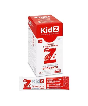 KIDZ (kidz) syrup with cornitin 20 sticks of 2 5 ml - 3 lines