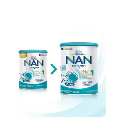 NAN 1 Optipro mixture dry for children from birth 400 g - 3pcs - Buy Online on GoSupps.com