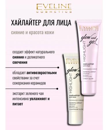 EVELINE Facial Highlighter Glow Glow and Go Candy Glow - Buy Online on GoSupps.com