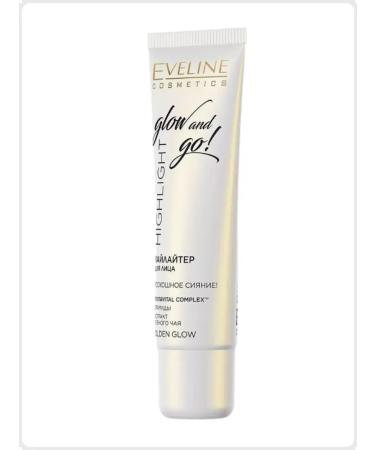 EVELINE Facial Highlighter Cream Glow and Go SHAMPAGNE - Buy Online on GoSupps.com