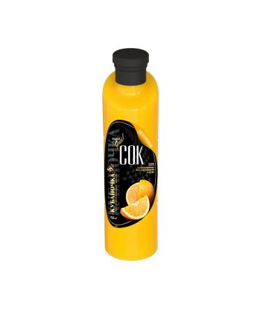 Kubanochka Orange juice 750 ml without sugar in glass 2 pcs - Buy Online on GoSupps.com