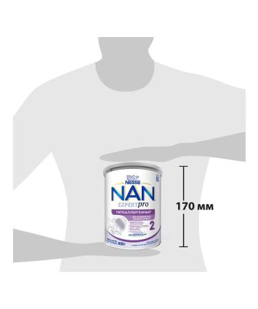 NAN ExpertPro 2 dry hypoallergenic mixture 6-12 months 800g 6pcs - Buy Online on GoSupps.com