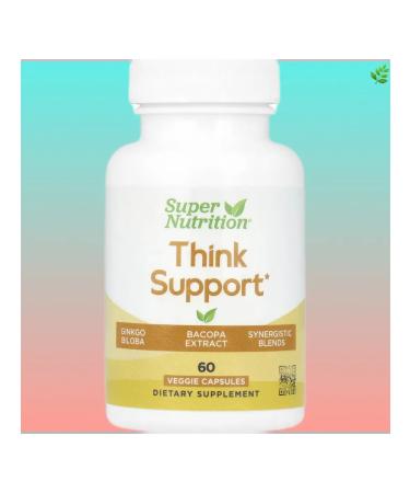Super Nutrition For the brain ginkgo biloba bacop gotucola 60 pcs