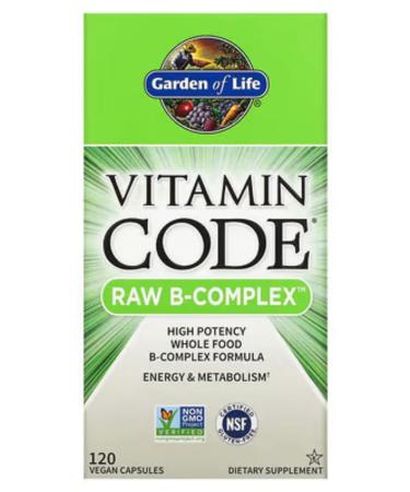 Garden of Life Vitamin Code Raw B-Complex B-complex 120 capsules