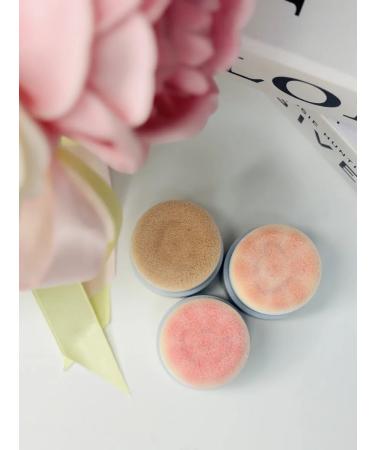 KiVi Beauty Blossom for a face with a sponge set 3pcs - Buy Online on GoSupps.com