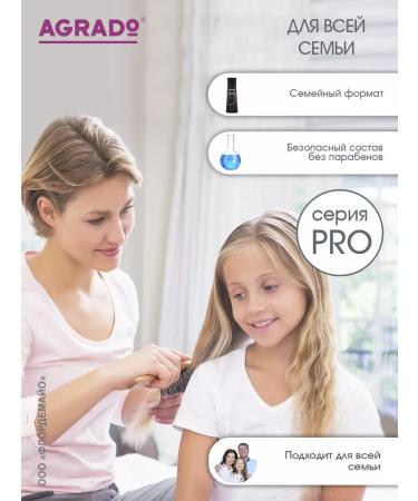Agrado Professional shampoo with silk proteins 400 ml - Buy Online on GoSupps.com