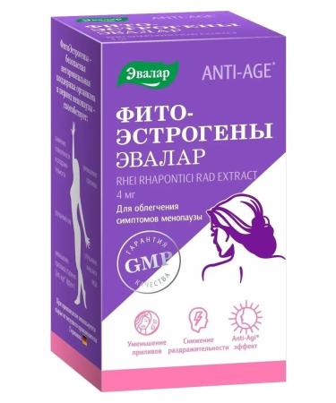 Evalar Phytoestrogens to relieve symptoms of menopause 30 capsules